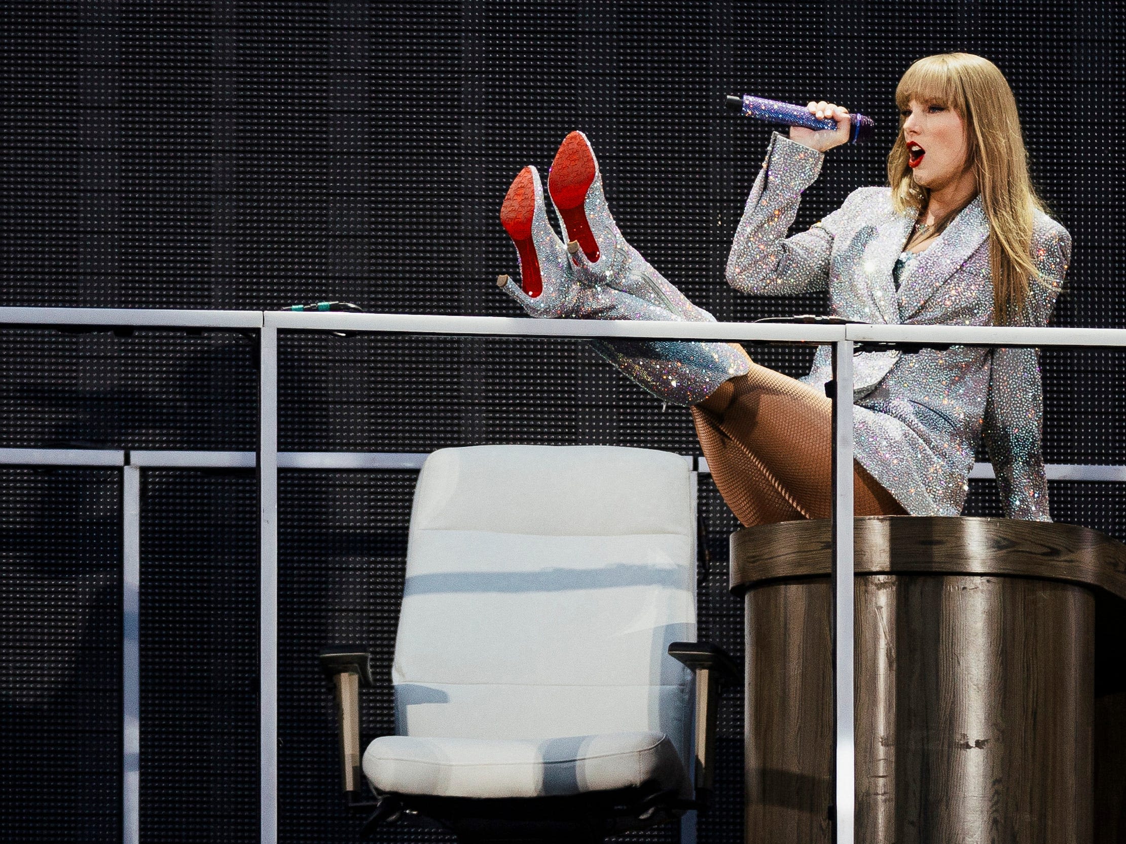 Taylor Swift's worn hundreds of custom Louboutins on the Eras Tour — luxury cobblers say she's got Gen Z hooked on red bottoms