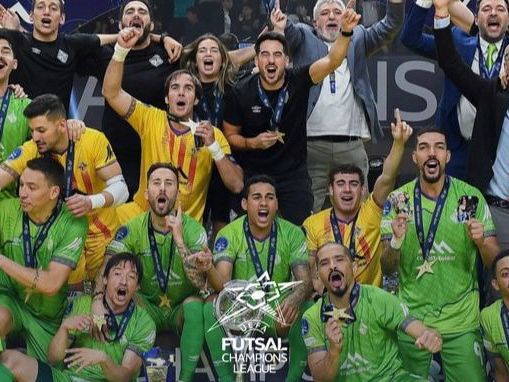 Liga de Campeones. El Palma Futsal, campeón tras golear al Barcelona