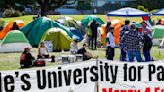 SFSU protests calm amid arrests, violence elsewhere