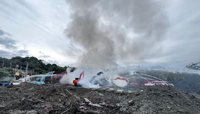 芎林廢木場燒出民怨 縣府將重罰