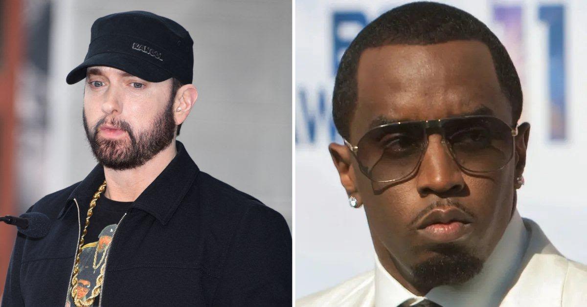 Eminem Hinted at Sean 'Diddy' Combs' Sexual Assault Crimes in the Song 'Fuel' 2 Months Before Disgraced Mogul's Arrest