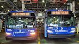 Plugged in: MTA debuts new electric bus charging hub at Queens depot | amNewYork