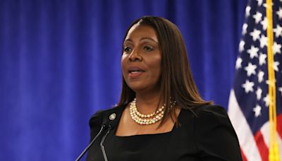 Letitia James posts warning message