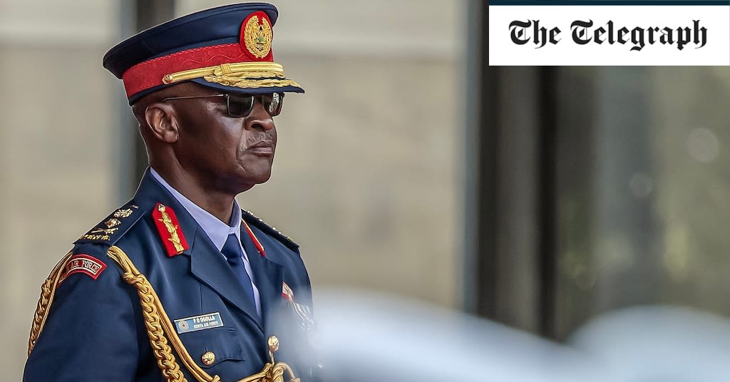 Kenya’s army chief among 10 senior military officials killed in helicopter crash