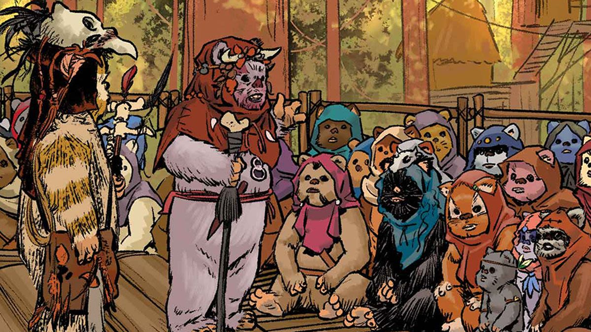 40 years after their first movie, the Ewoks are starring in their own Star Wars comic again