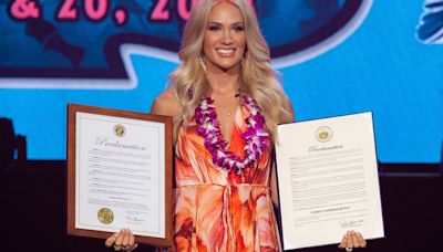 Carrie Underwood Day declared as singer performs in Hawaii