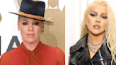 Pink responds to claims she was 'shading' Christina Aguilera in viral Lady Marmalade TikTok