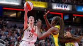Caitlin Clark scores 20 points, but Jewell Loyd gets 22 to lead Storm over Fever 103-88