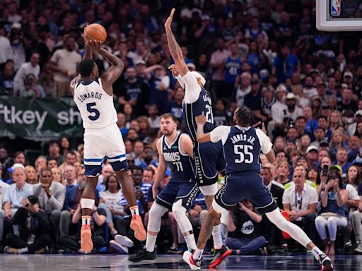 Luka Doncic and Kyrie Irving each score 33 points as Mavs beat Wolves for 3-0 lead in West finals