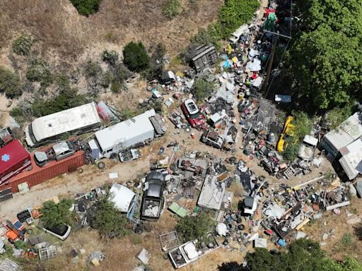 Authorities search Sun Valley hoarder property after years of neighbor complaints