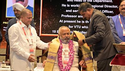 VTU Regional Director honoured with ISTE fellowship in Bhubaneswar