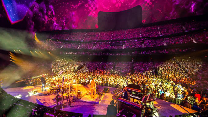 Check out Some of the Mind-Blowing Visuals as Phish Bounced Around the Vegas Sphere