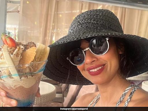 Jameela Jamil Finally Let Go Of "Fearing Swimsuits, Photos And Indulgent Holiday Food" On Her European Vacation