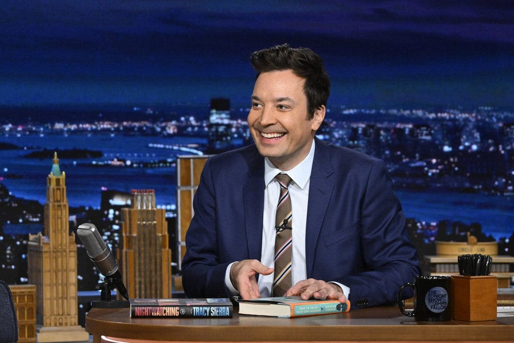 Laura Reyes of El Paso appears on The Tonight Show, hugs Jimmy Fallon