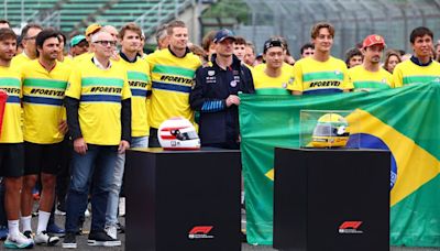 Pilotos da Fórmula 1 promovem homenagem a Ayrton Senna em Ímola