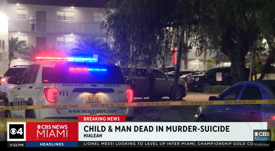 Father kills son and ends his own life, Hialeah police say. Child’s mother found them