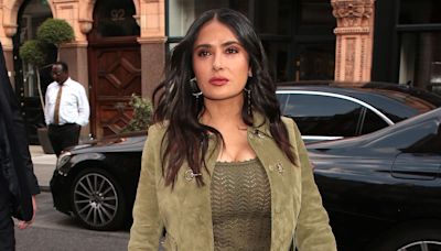 Salma Hayek nos muestra cómo llevar ante en el verano para un evento en Londres