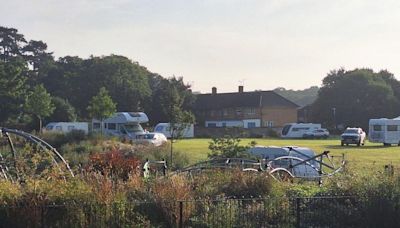 Half of caravans currently still in Garston Park despite eviction order