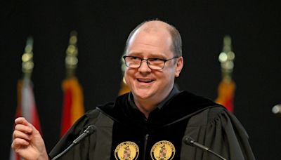 For Towson commencement, filmmaker and alum Mike Flanagan shares message of persistence and hope