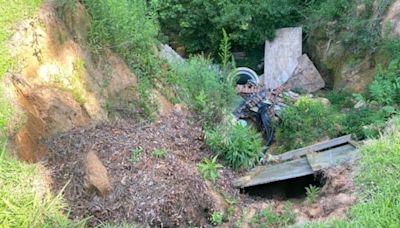 Tuscaloosa County man faces massive backyard sinkhole