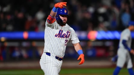 DJ Stewart's three-run homer lifts Mets to 4-2 win over Cubs