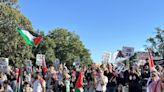 Crowds rally behind Palestine in downtown Raleigh, denounce Israel’s bombing of Gaza