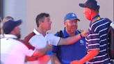 Angry Rory McIlroy in furious car park altercation after Ryder Cup ignites on day two