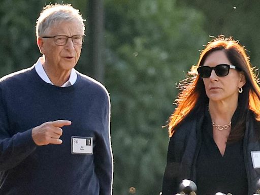 Bill Gates attends Sun Valley with girlfriend who's double of Melinda