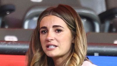 Dani Dyer cries & is comforted by dad Danny after England's Euros loss