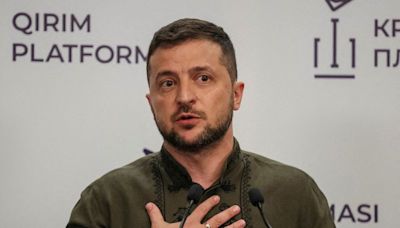 Zelenskiy says Russia targeted gas facilities that secure EU supply