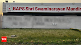 Hindu temple in Canada defaced with anti-India graffiti - Times of India