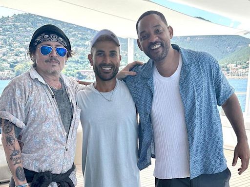 Johnny Depp y Will Smith, de vacaciones juntos en Italia antes de subirse al escenario con Andrea Bocelli