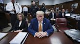 Trump reads positive press clippings about himself to bide time during trial