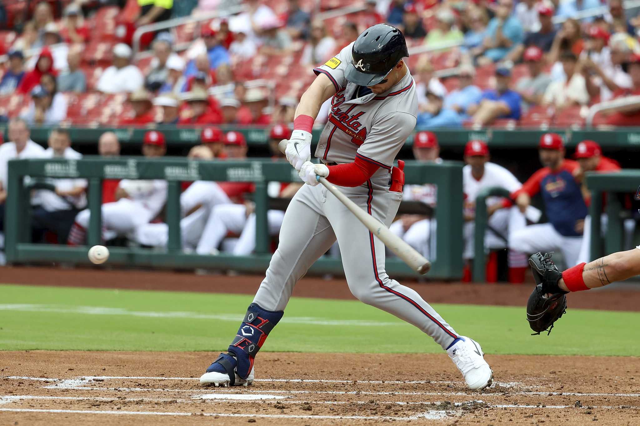 Kelenic, thriving in leadoff spot, has 3 hits, home run as Braves top Cards 6-2 in twinbill opener