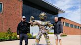 Kirk Ferentz themed Herky statue unveiled outside team practice facility