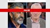 Fact Check: Mel Gibson didn’t drop out of project with Robert De Niro