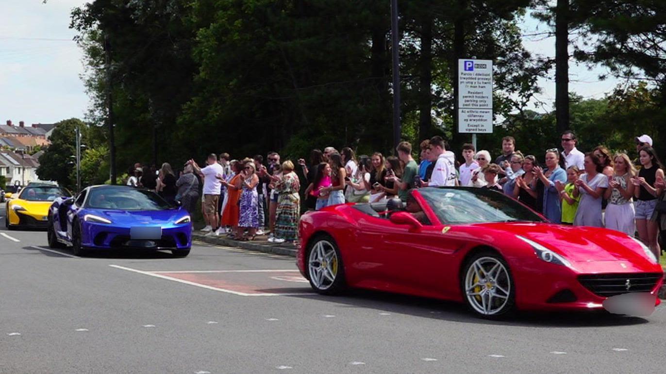 Teen's ashes driven by Ferrari in supercar tribute