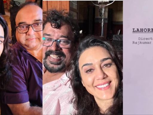 Preity Zinta wraps up shoot of her comeback movie Lahore 1947, thanks Aamir Khan: ‘Toughest film I have worked on’