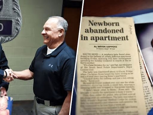 A police officer once rescued an abandoned infant. Two decades later, fate brought them together