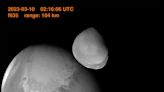 Sonda de EAU fotografía pequeña luna de Marte