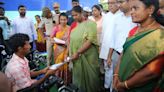 Minister Seethakka inaugurates Indira Mahila Shakti canteen in Mulugu
