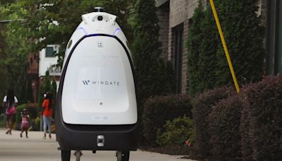 Autonomous robot patrols Boulevard in response to high crime rates in Old Fourth Ward