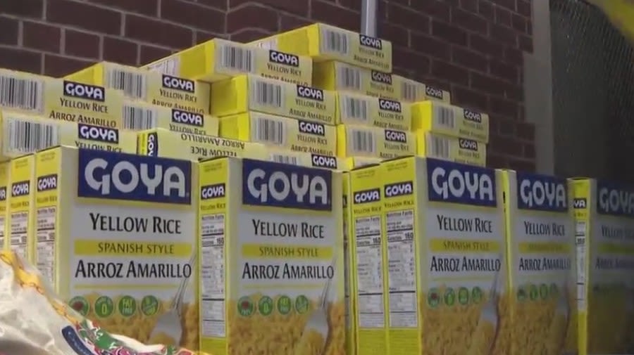 Goya Foods provides lifeline to East Harlem church with 12,000 pounds of food
