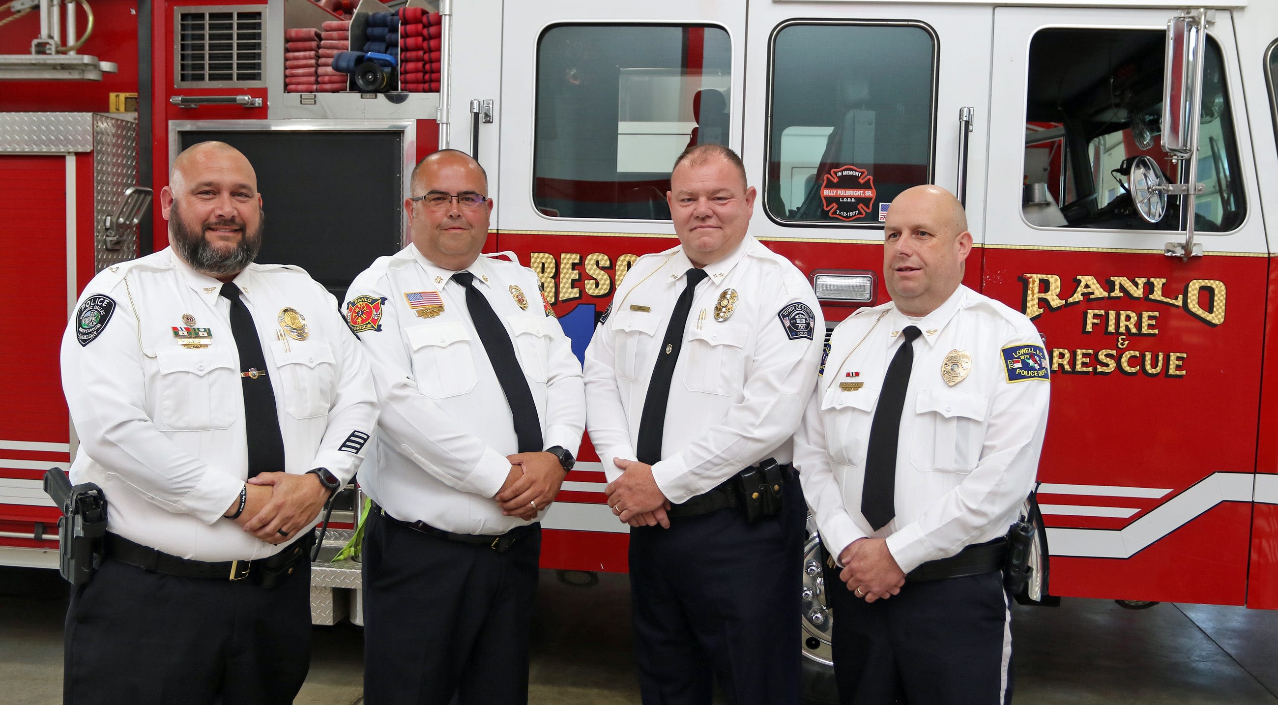 Chiefs in their fields: Local first responders recall childhood together in Ranlo