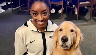 The unsung hero of the world-beating US women’s gymnastics team is a very good boy