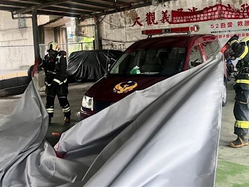 電動車火警成新挑戰 新北消防滅火毯強化滅火訓練