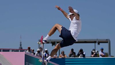 Japan's Yuto Horigome wins second Olympic gold medal in men's street skateboarding