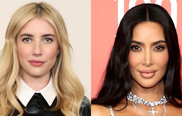 Emma Roberts Says Kim Kardashian Was ‘Very Normal’ on Set of ‘American Horror Story: Delicate’