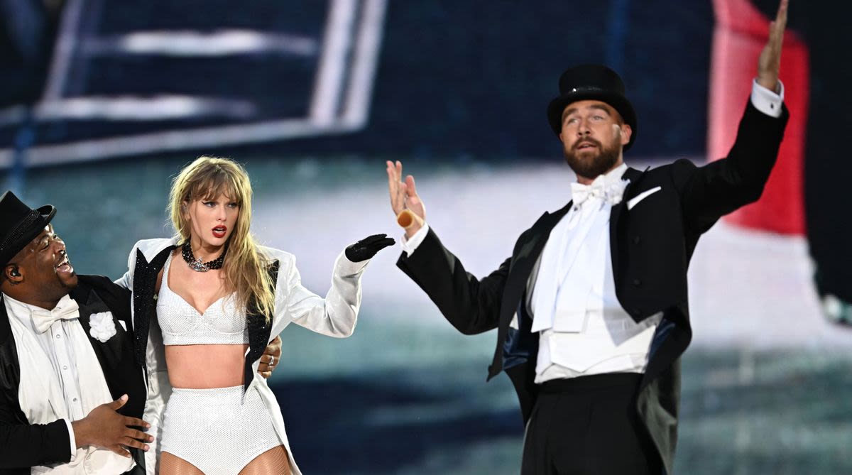 Travis Kelce Was Terrified He'd Drop Taylor Swift During His On-Stage Cameo