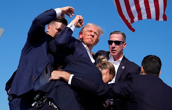 Posts misrepresent photo to claim Trump was shot in the chest and saved by a bulletproof vest